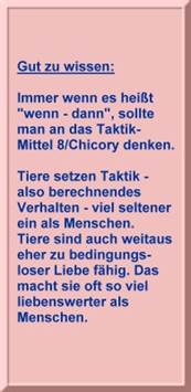 kasten rosa, 8 taktik Tiere