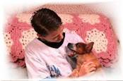 junge mit Hund